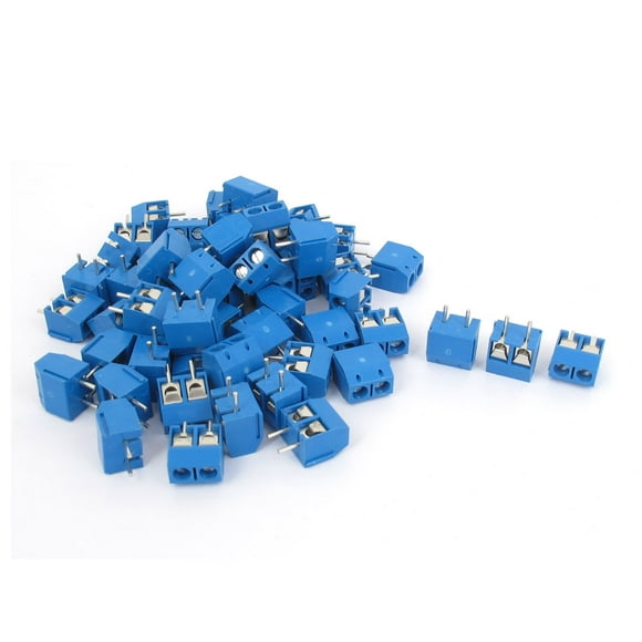 YXQ 5mm Pitch 3 Pole PCB Mount Screw Terminal Block Connector 300V 15A Blue AWG14-22,30Piece YXQ 5mm Pitch 3 Pole PCB Mount Screw Terminal Block Connector 300V 15A Blue AWG14-22,30Piece